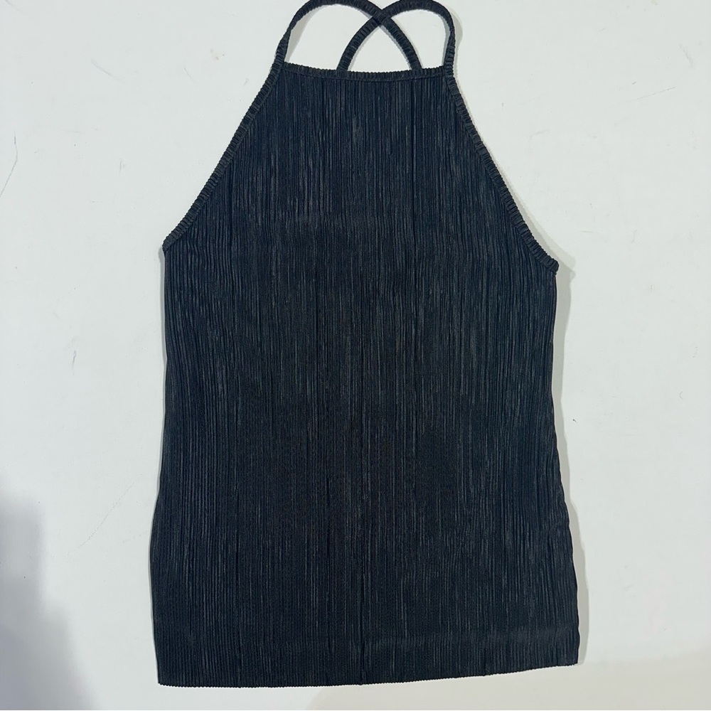 Buckle Black tank Top NWT S